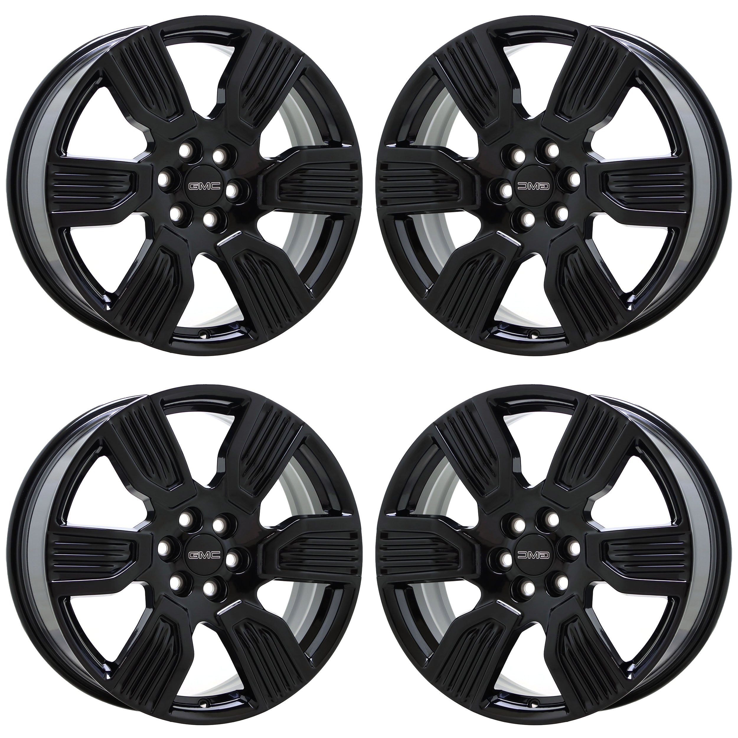 20" GMC Acadia Gloss Black wheels rims Factory GM set 5952 EXCHANGE